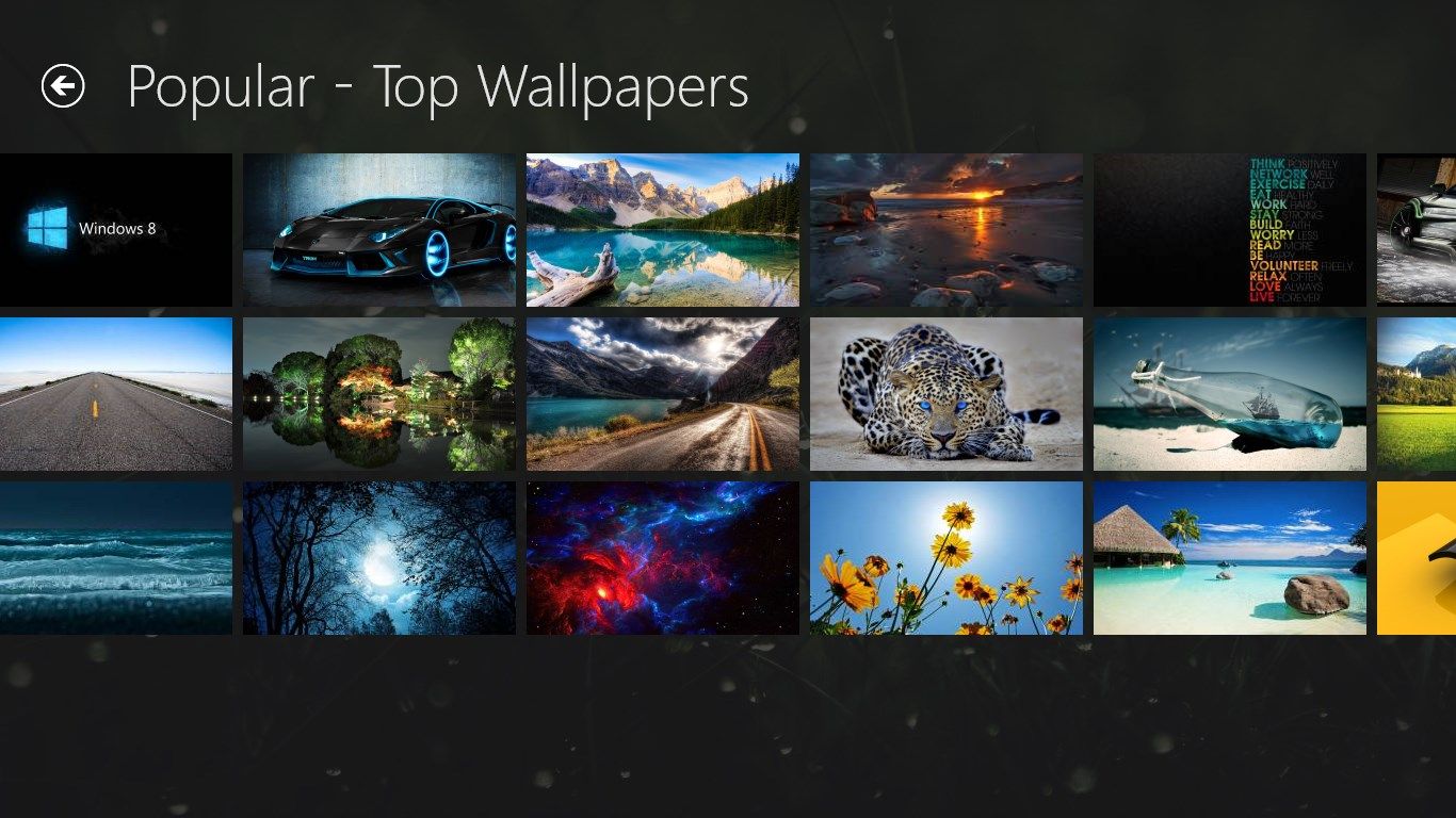 Popular Wallpapers section