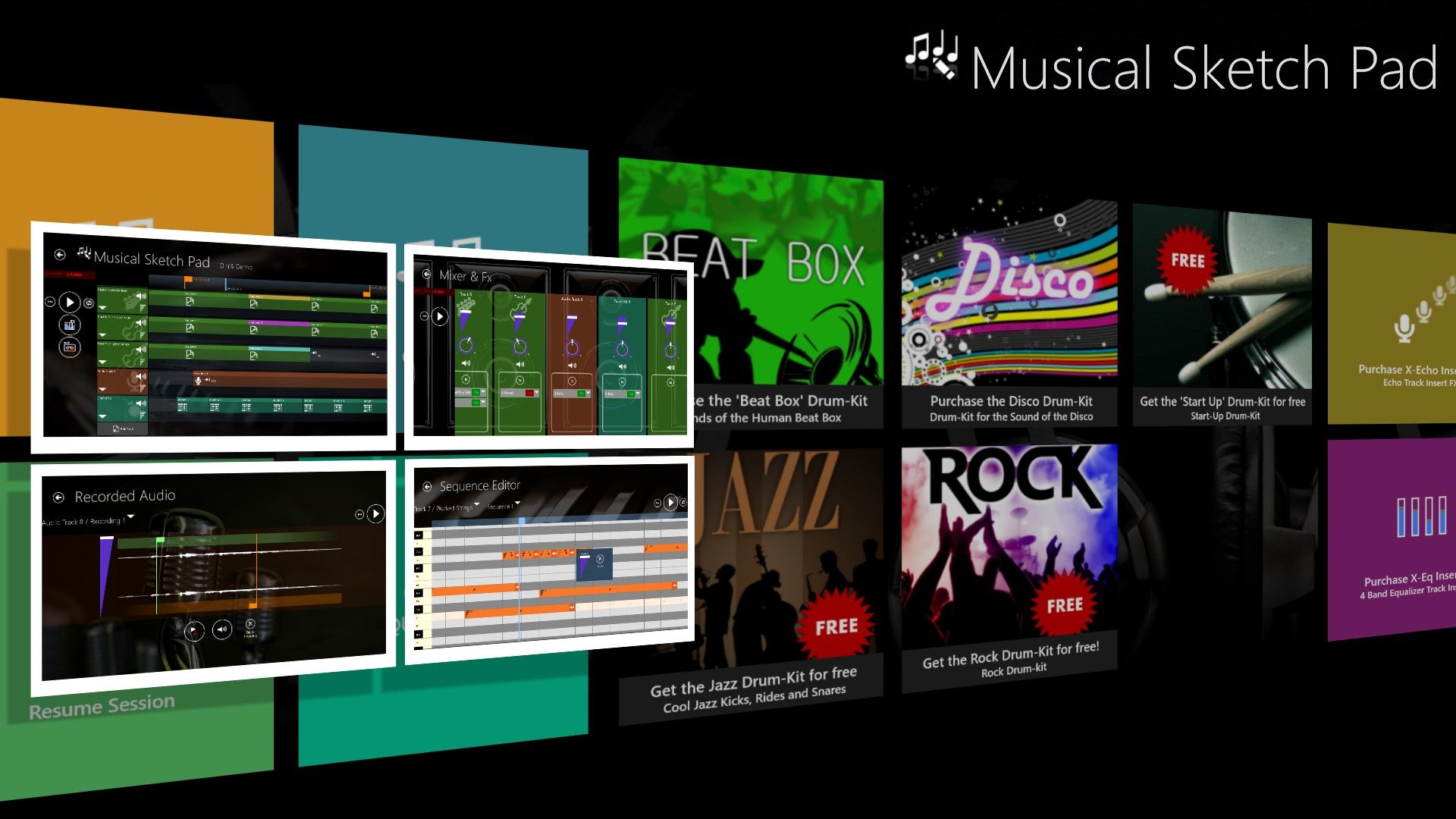 Fully featured music sequencer designed to help you get results fast!