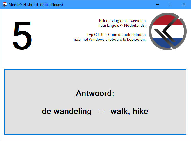 Dutch --> English
