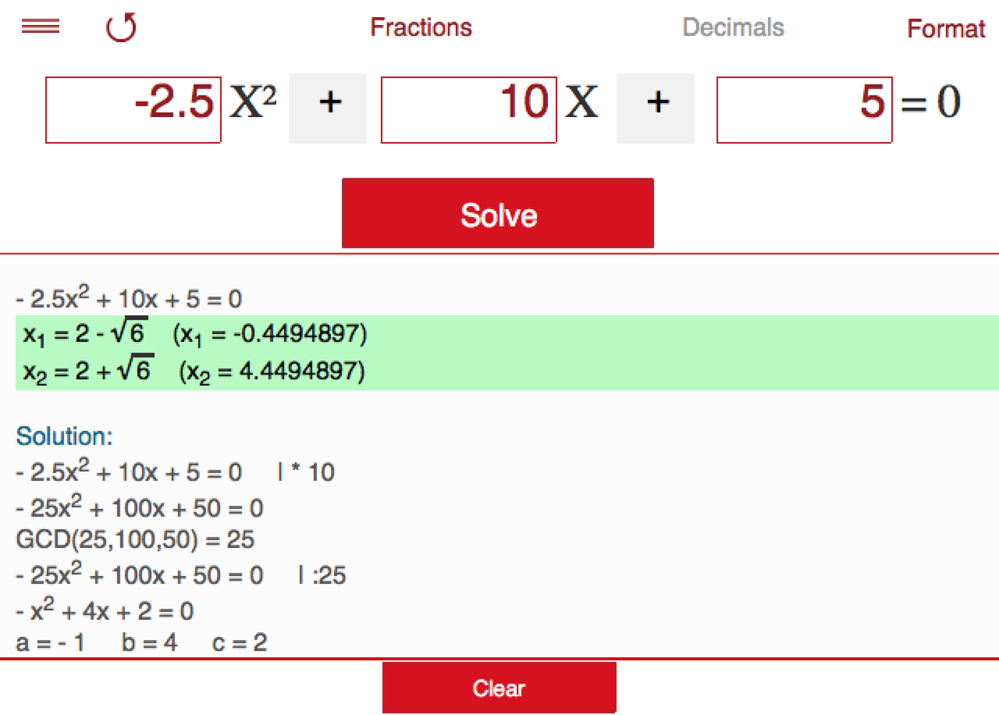 Equation Solvers