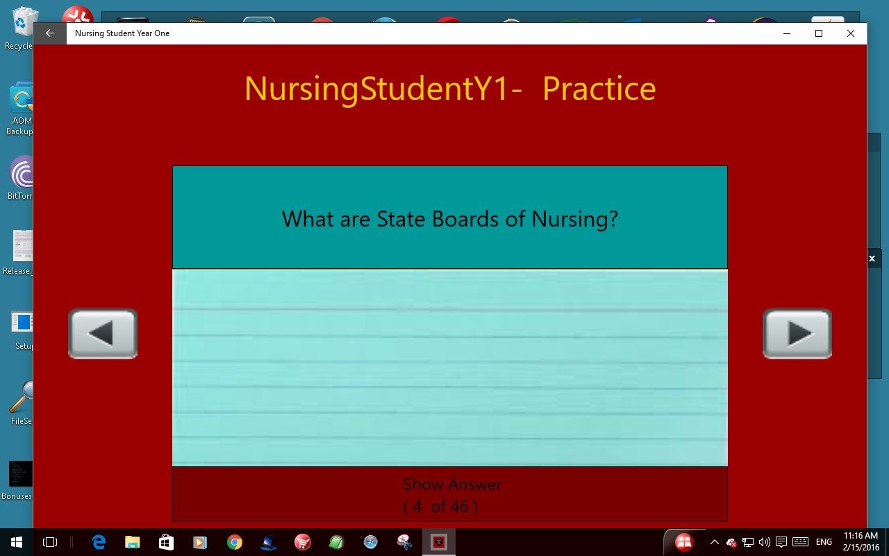 Nursing Student Year One