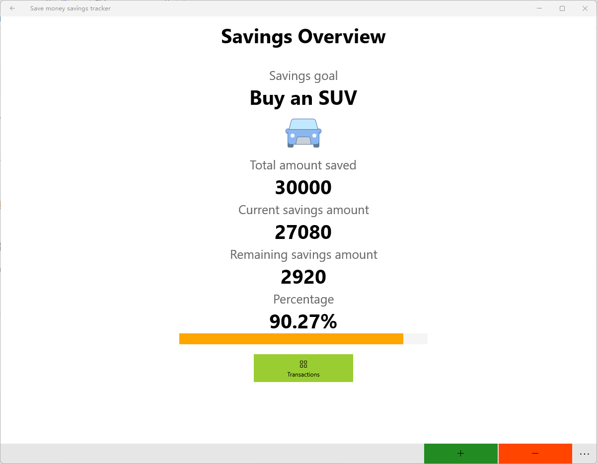 Save money savings tracker - Piggy bank, money savings plan