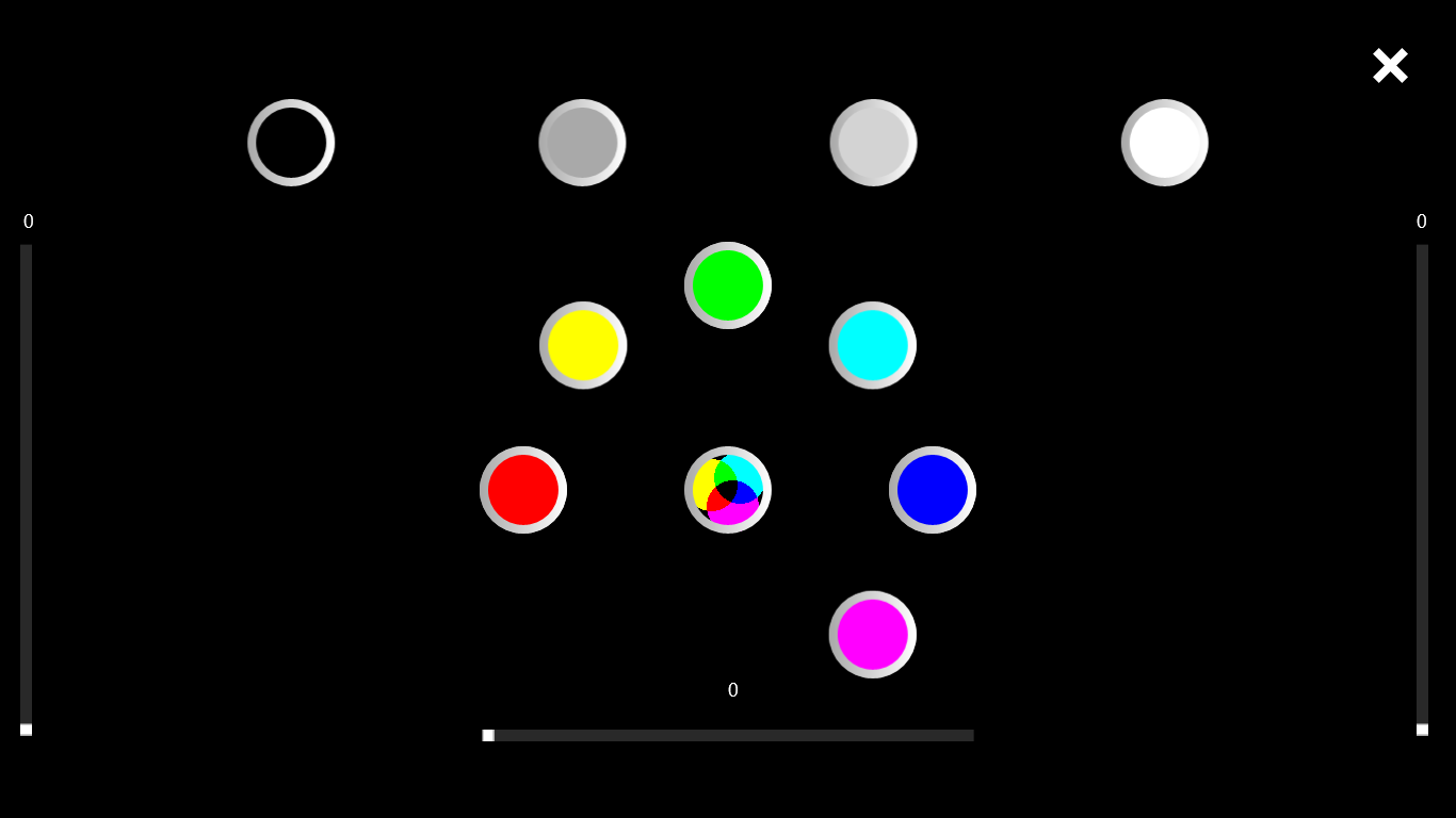 Example color palette