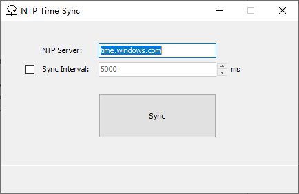 NTP Time Sync