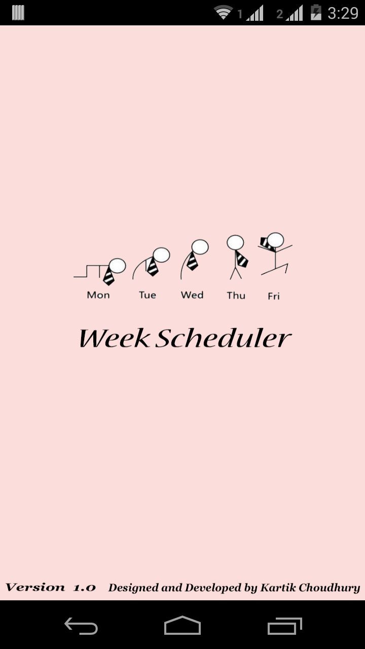 Week Scheduler