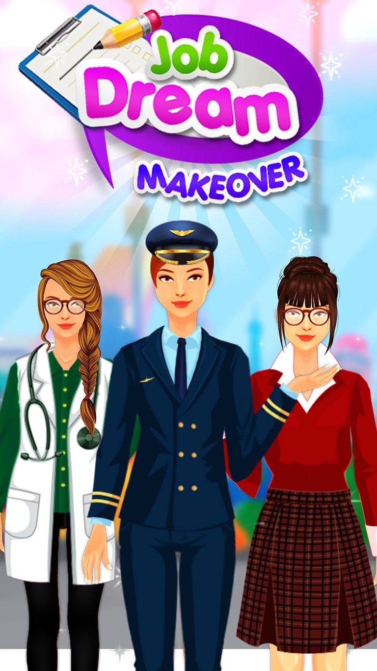 Dream Job Makeover Salon - Kids Game