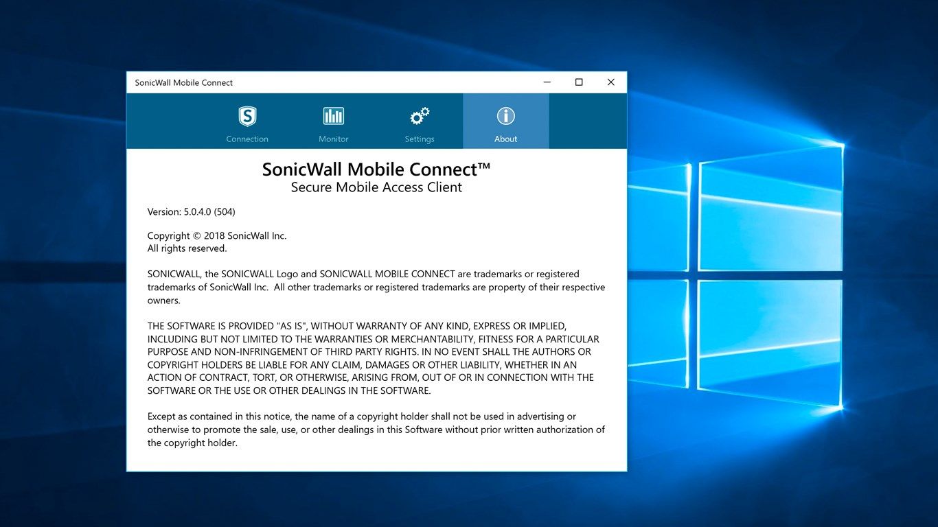 SonicWALL Mobile Connect