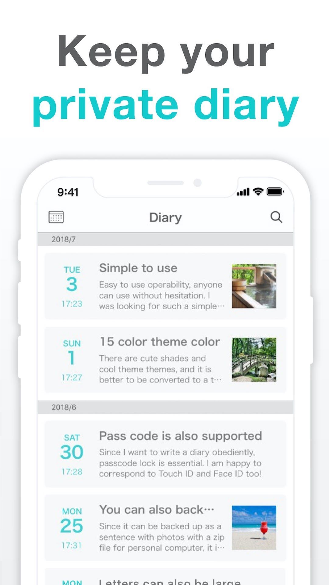 Simple Diary - Journal with lock