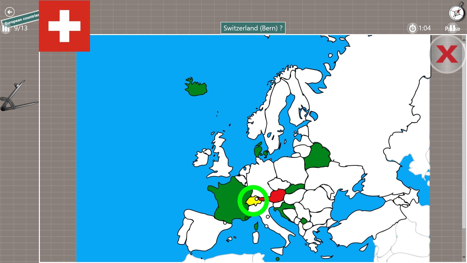 Game European countries
