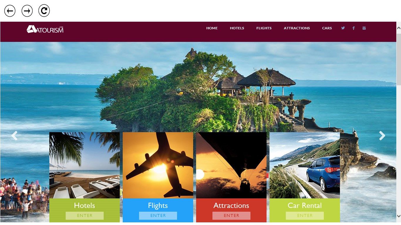 ATourism - Best Deals Flights, Hotels & Travel, your perfect application to find hotels, flights and your other details. Download and book your reservation at the same time.