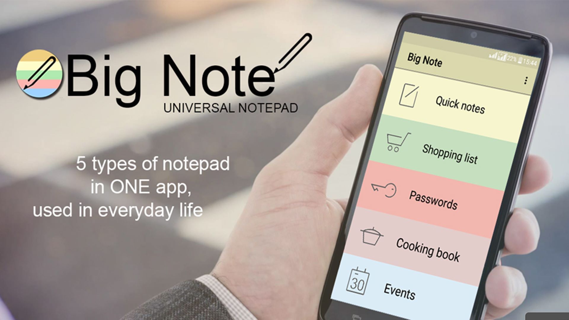 Big Note Free - Notepad / database
