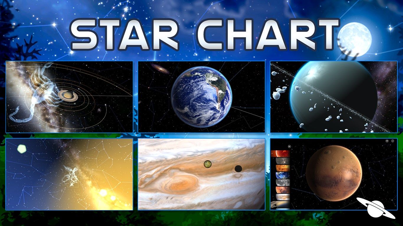 Explore the wonders of the Solar System with Star Chart, the definitive star gazing and astronomy app.