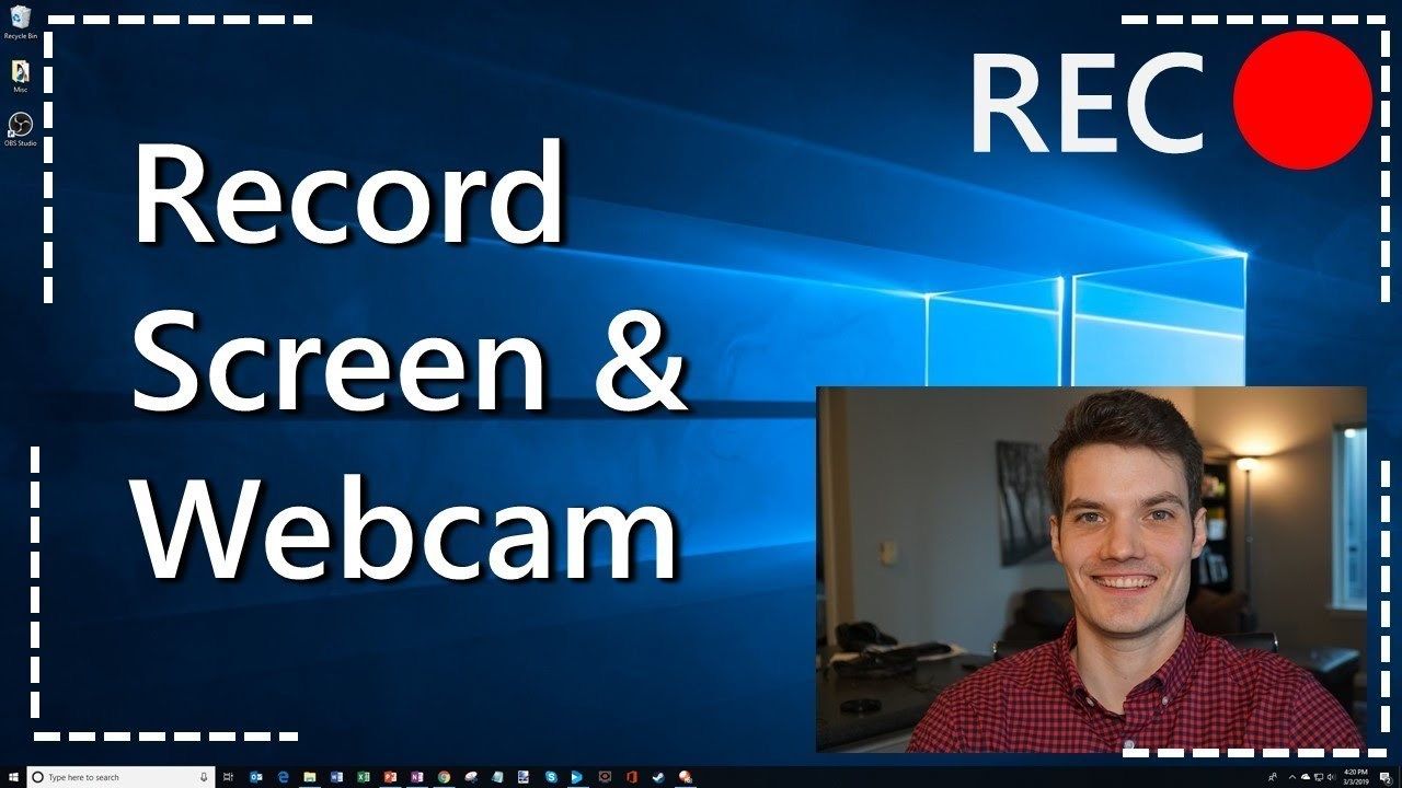 Screen & Webcam Recorder.