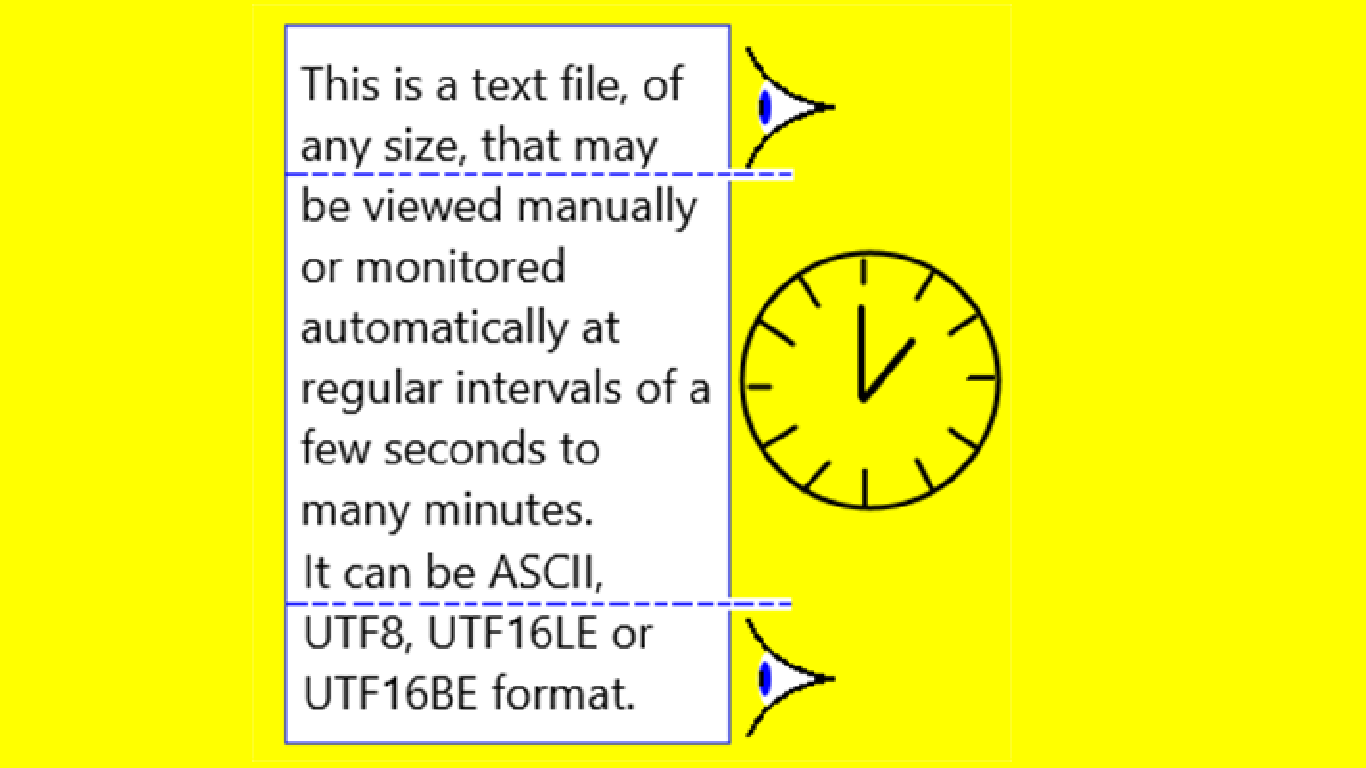 INSTANTLY Read and Monitor Text Files of ANY size