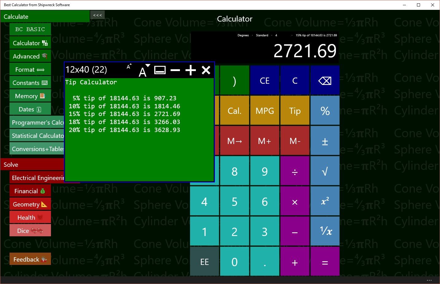 Run your programs straight from the calculator keyboard