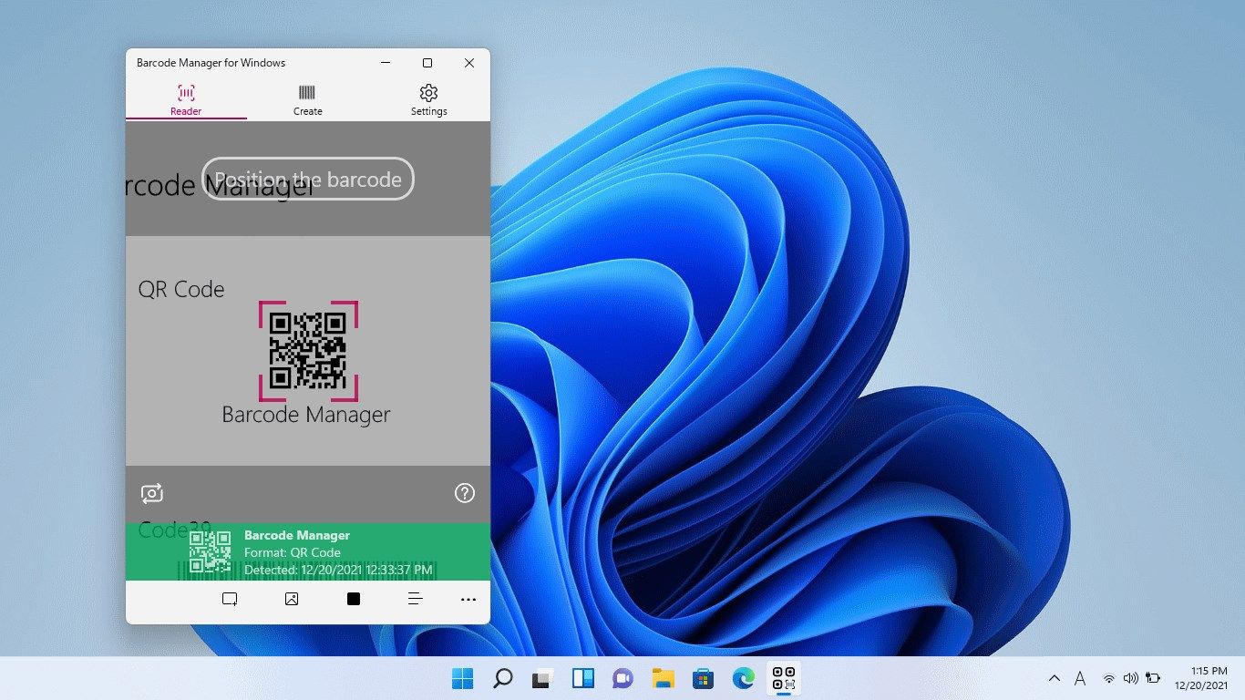 Barcode Manager for Windows
