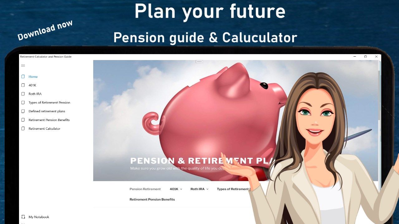 Pension planner mini course and retirement calculator