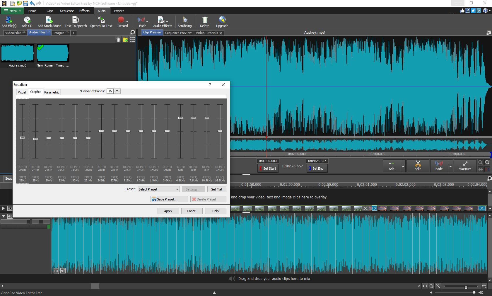 Edit your audio with amazing audio tools