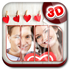 3D Heart Photo Frames
