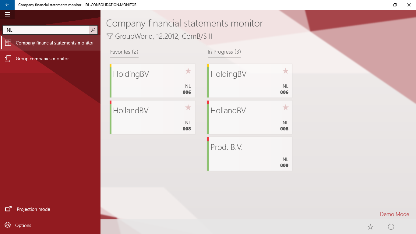 Search in the Company Financial Statement Monitor.