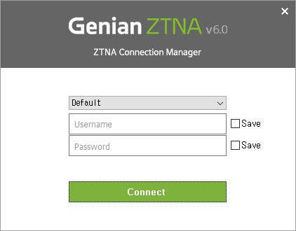 Genian ZTNA Connection Manager