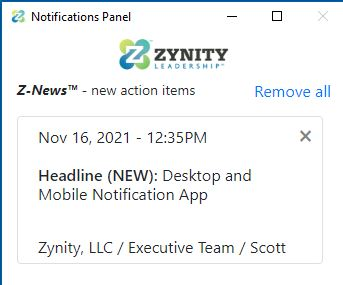 Zynity Z-News Screenshot