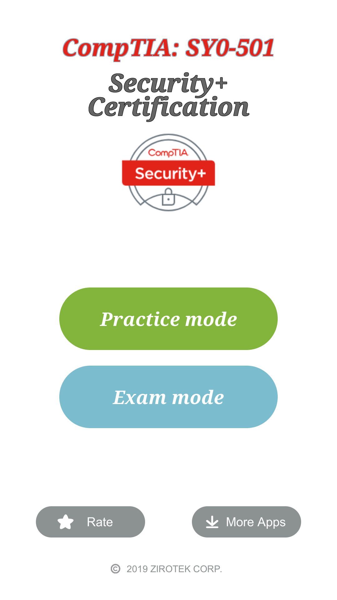 CompTIA Security+ Certification: SY0-501 Exam