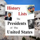 U.S. History Lists - The Presidents