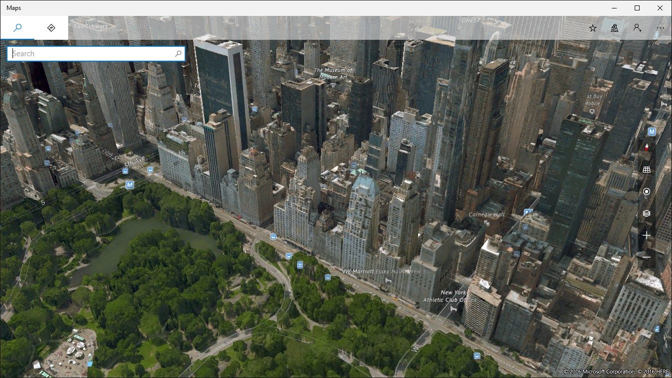 Explore the world in 3D with detailed aerial imagery.