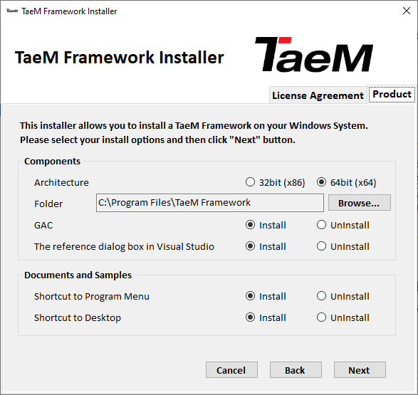 TaeM Framework Installer
