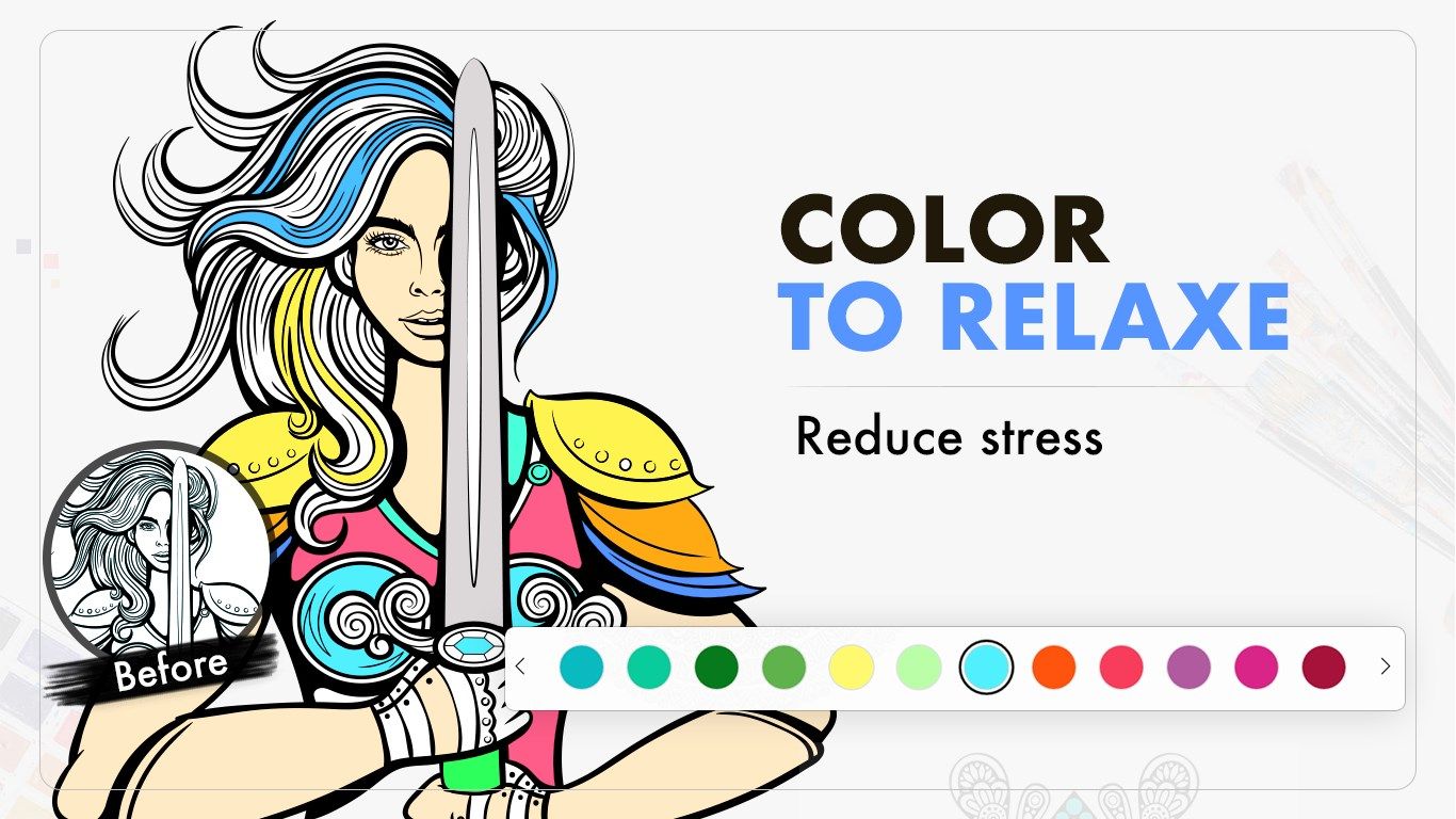 Coloring Book for You and Me - Tap and Paint