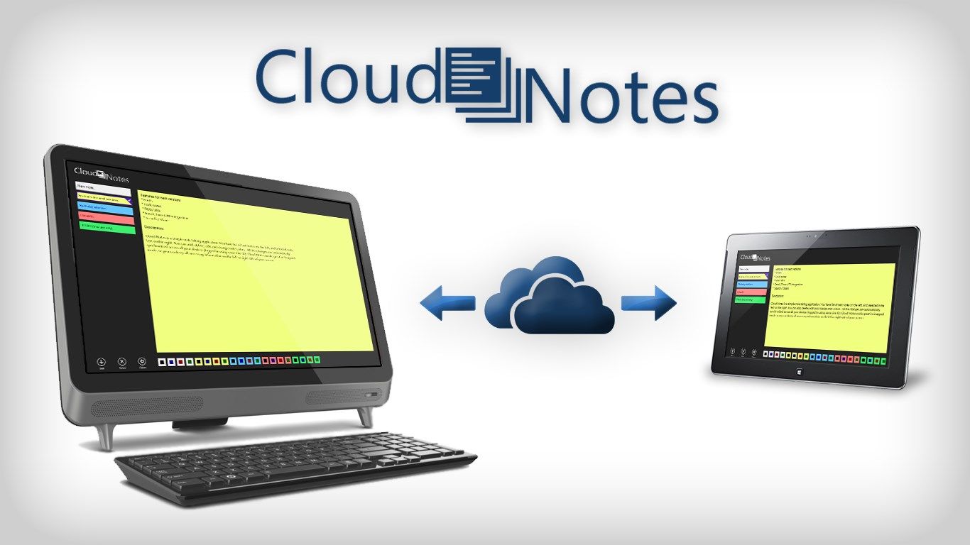 Cloud Notes synchronize all your notes between Windows 8 devices
