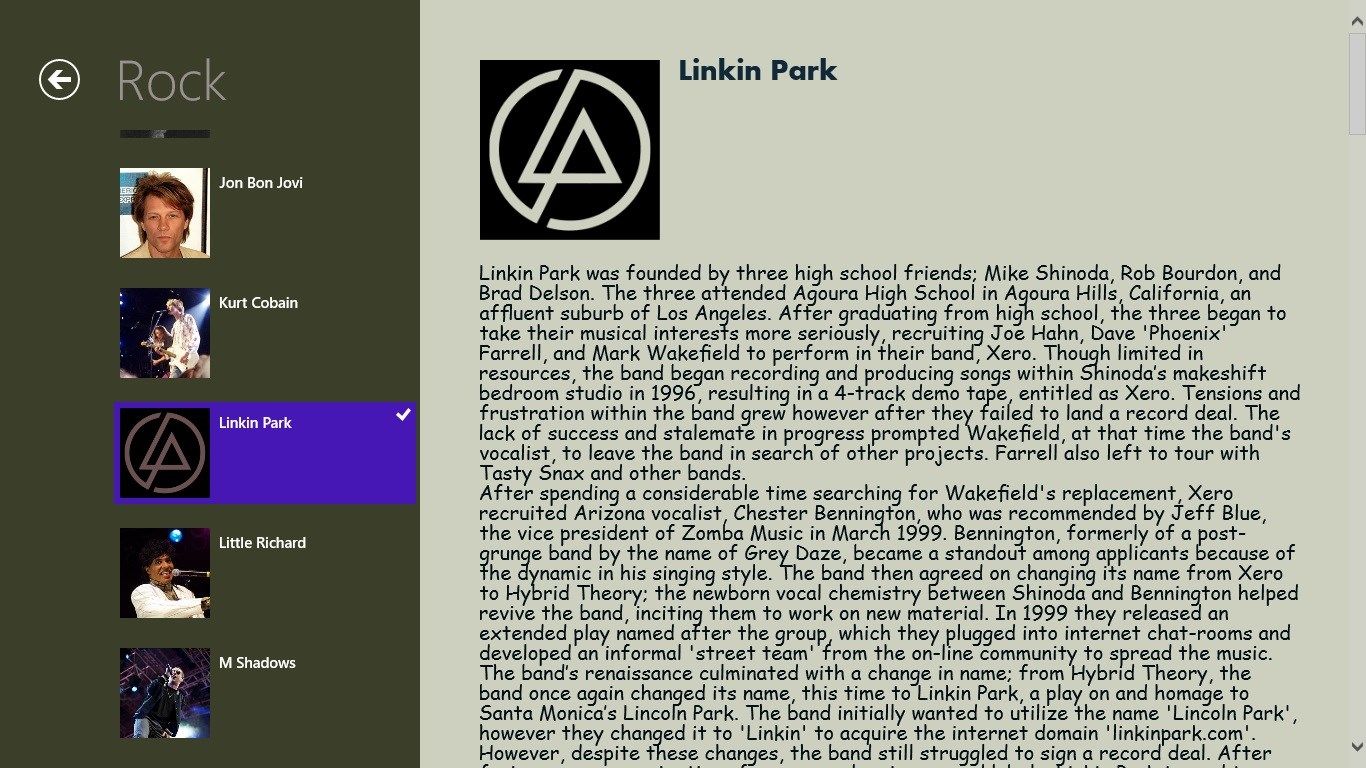 Linkin Park's information