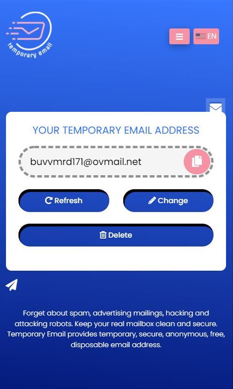 Temporary Email | Secure & multi domains