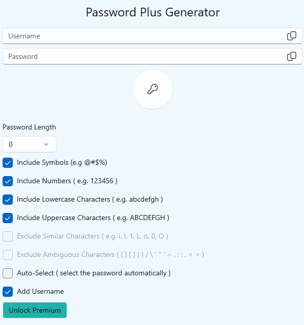 Password Plus Generator