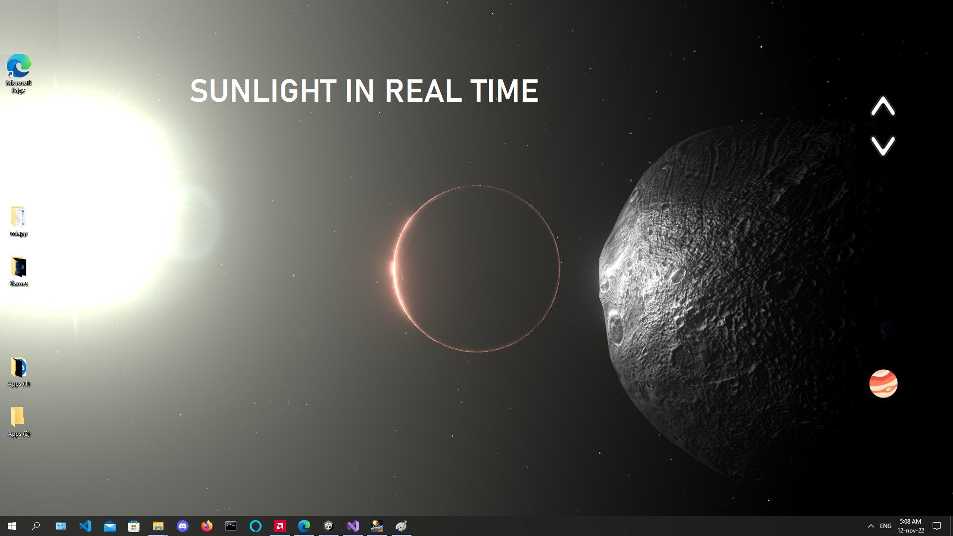 Solar System Real Live Wallpaper Interactive