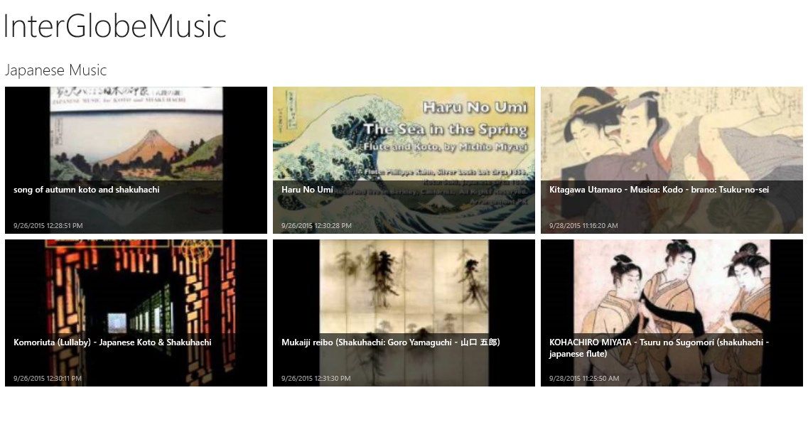 Japanese traditional music files