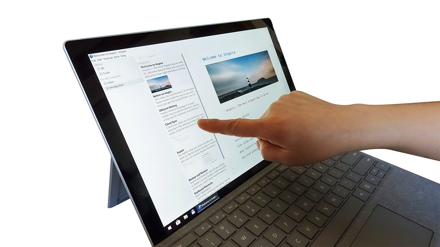Touchscreen support assures you with a smooth scrolling, dragging and dropping experience on devices such as Microsoft Surface products.