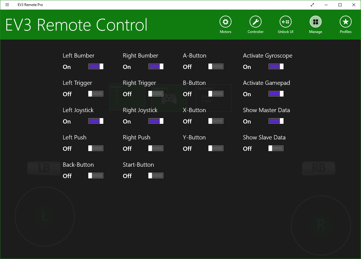 hide and show controls