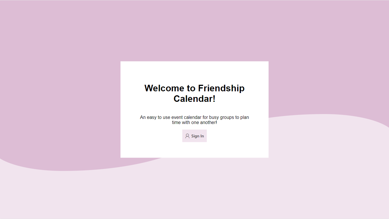 Sync'd - a Social Calendar App