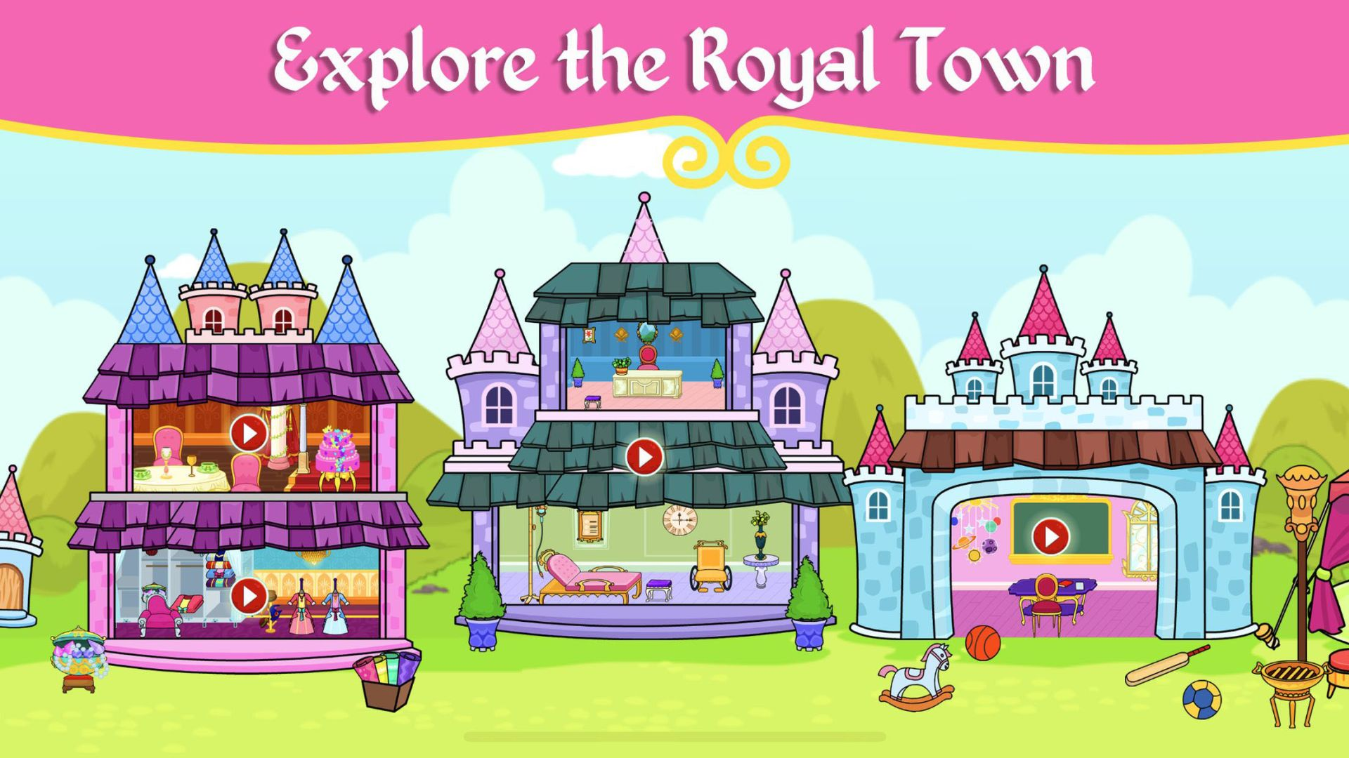 Tizi Town - My Princess Dream Home Castle for Girls & Boys