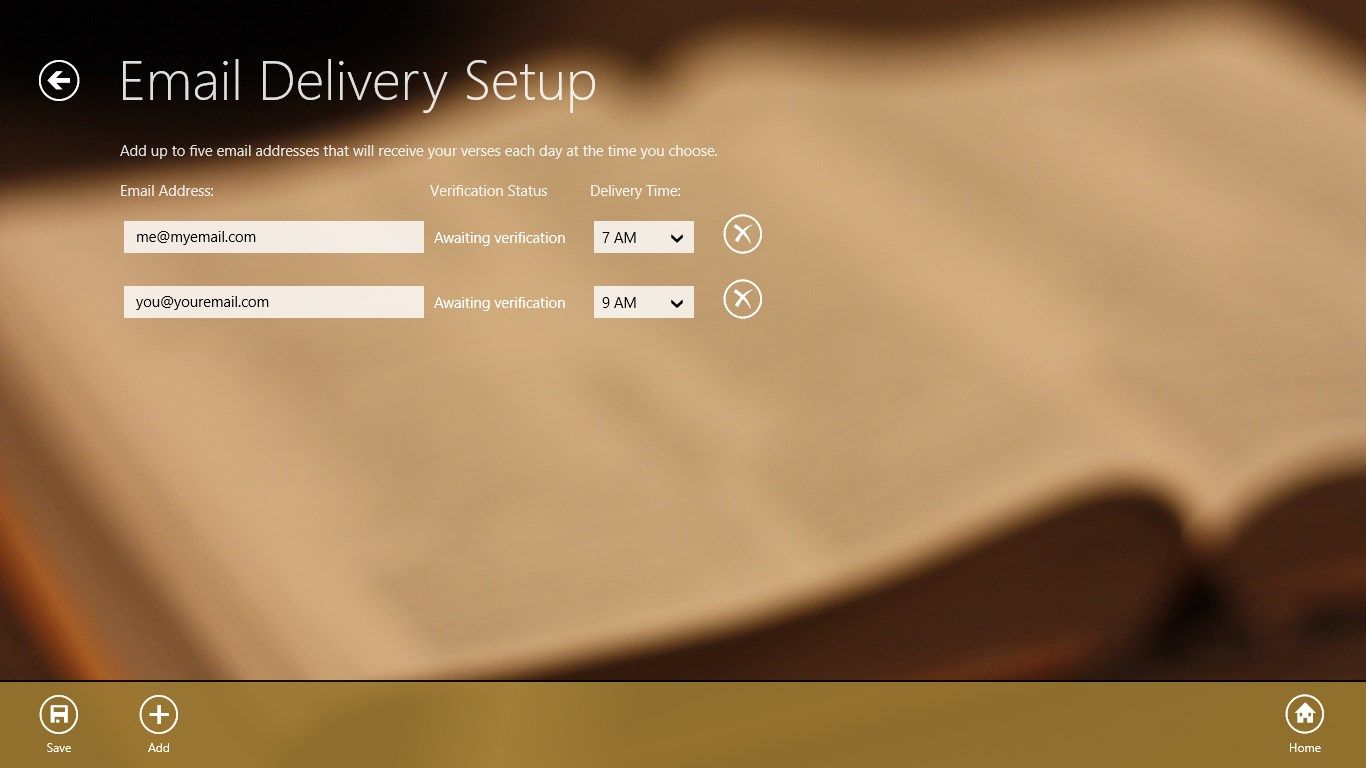 Email delivery provides the convenience of reviewing right from your inbox.