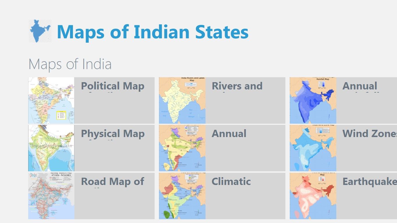 Maps of Indian States