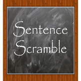 Sentence Scramble Phonics and Word Game - Full Version