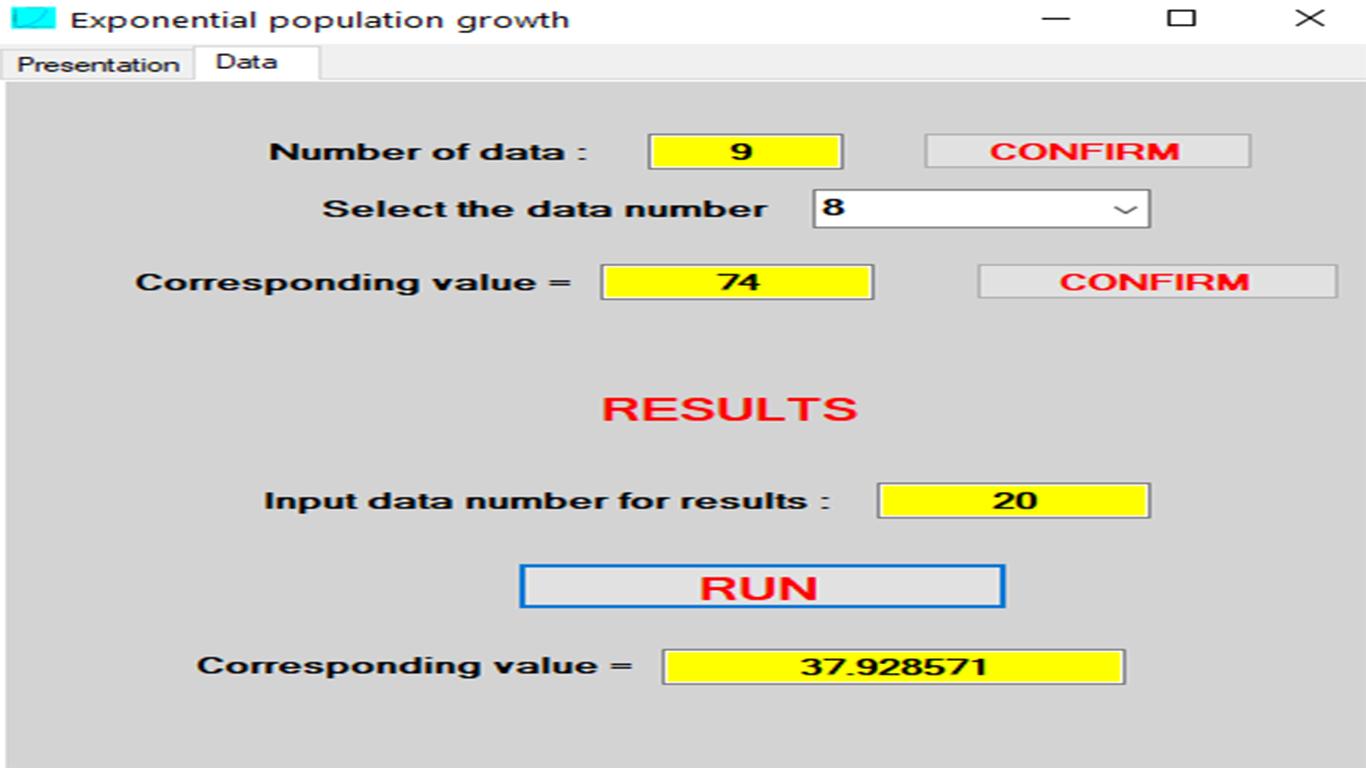 EXPONENTIAL POPULATION GROWTH