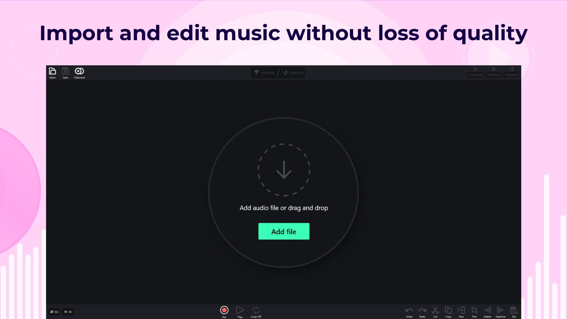 Audio Editor: Recorder & Splicer