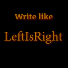 WriteLikeLeftIsRight