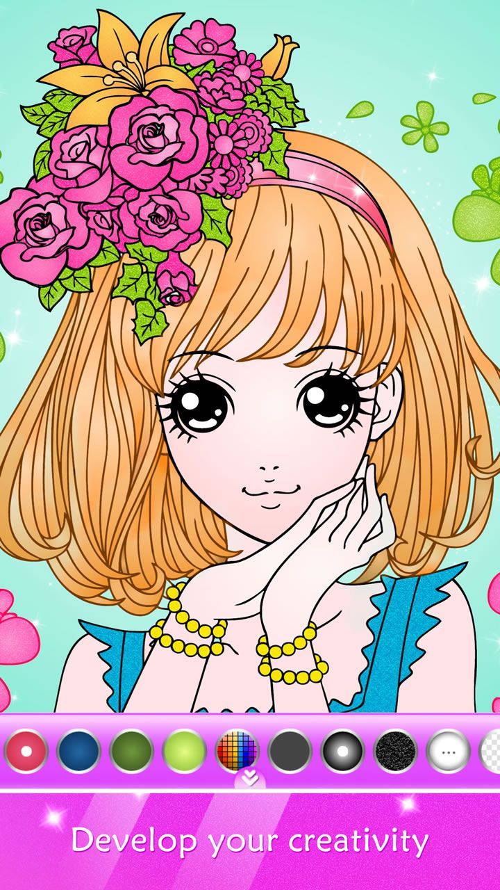 Princess Coloring book for Kids & Girls FREE Game - Girls Coloring Paint App