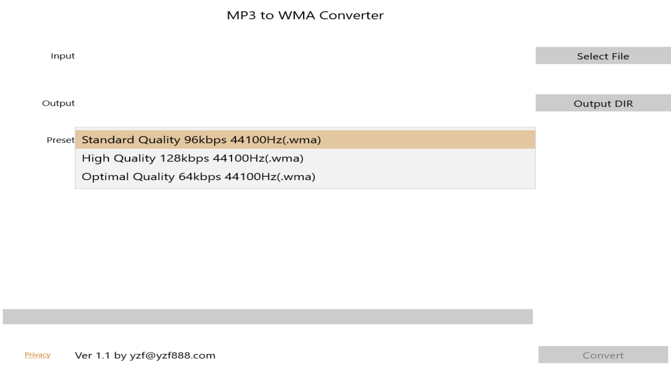 MP3 to WMA Converter
