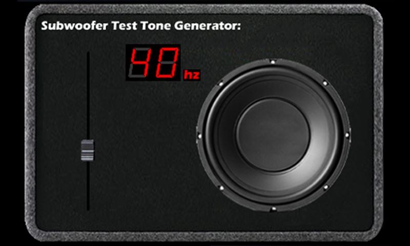 Ultra Low Subwoofer Test Tone Frequency Generator
